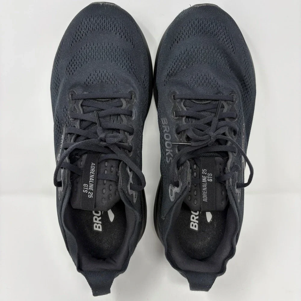 Brooks Adrenaline GTS 25 Mens Size 11.5 4E Wide Black Running Shoes 1104544E020